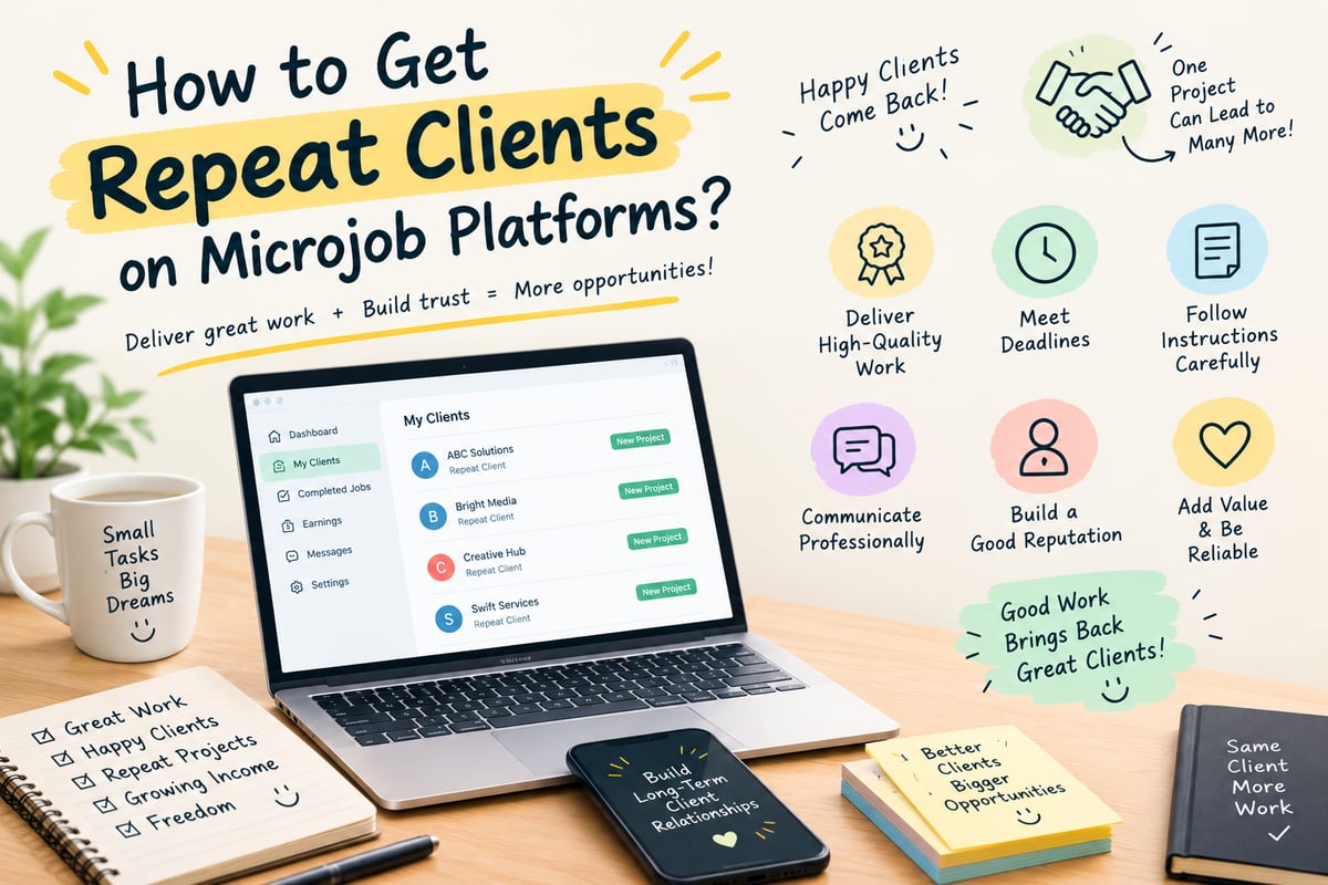 How to Get Repeat Clients on Microjob Platforms? Check Out the Effective Client Retention Strategies!