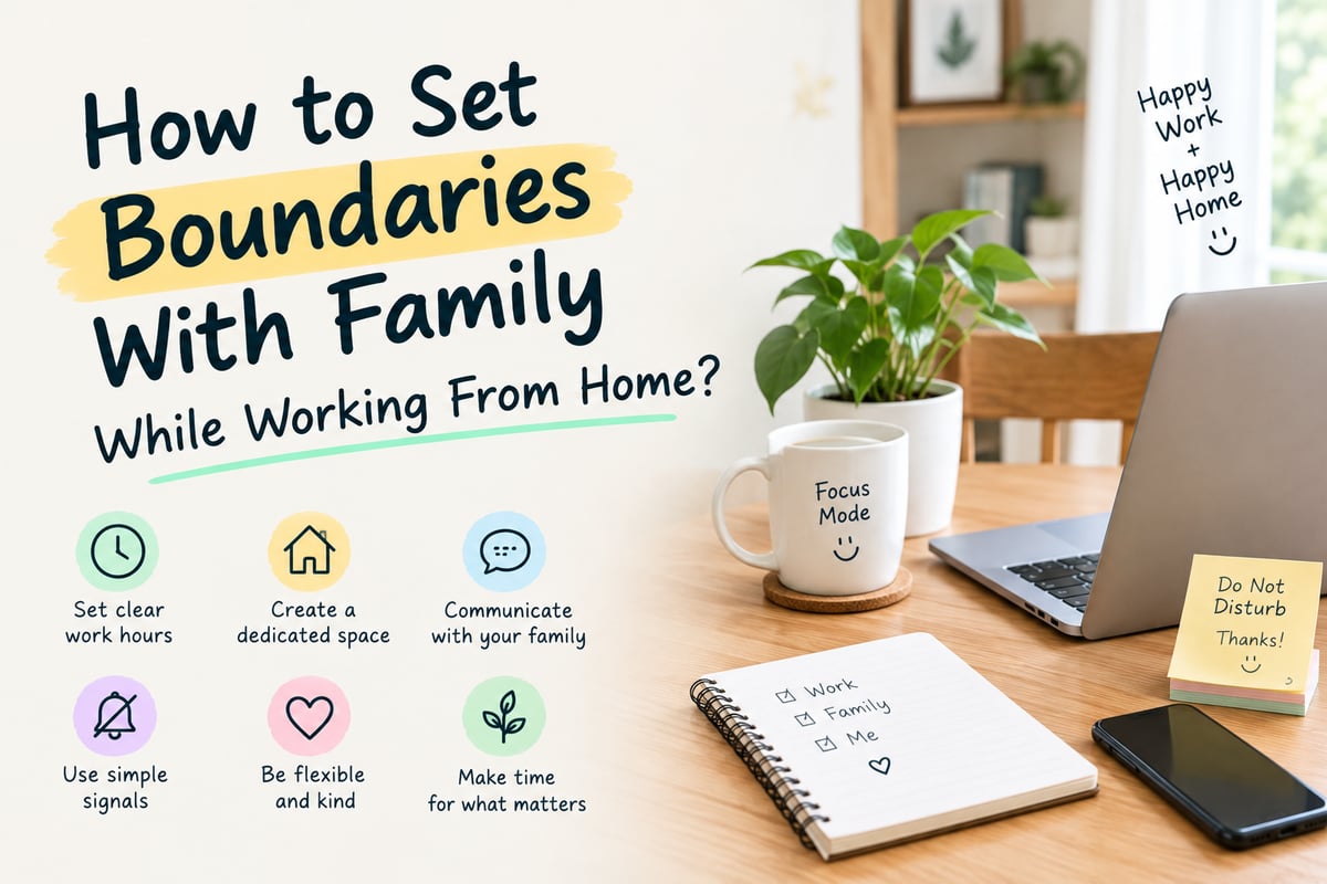 How to Set Boundaries With Family While Working From Home? 10 Easy Ways to Manage Family Distractions!