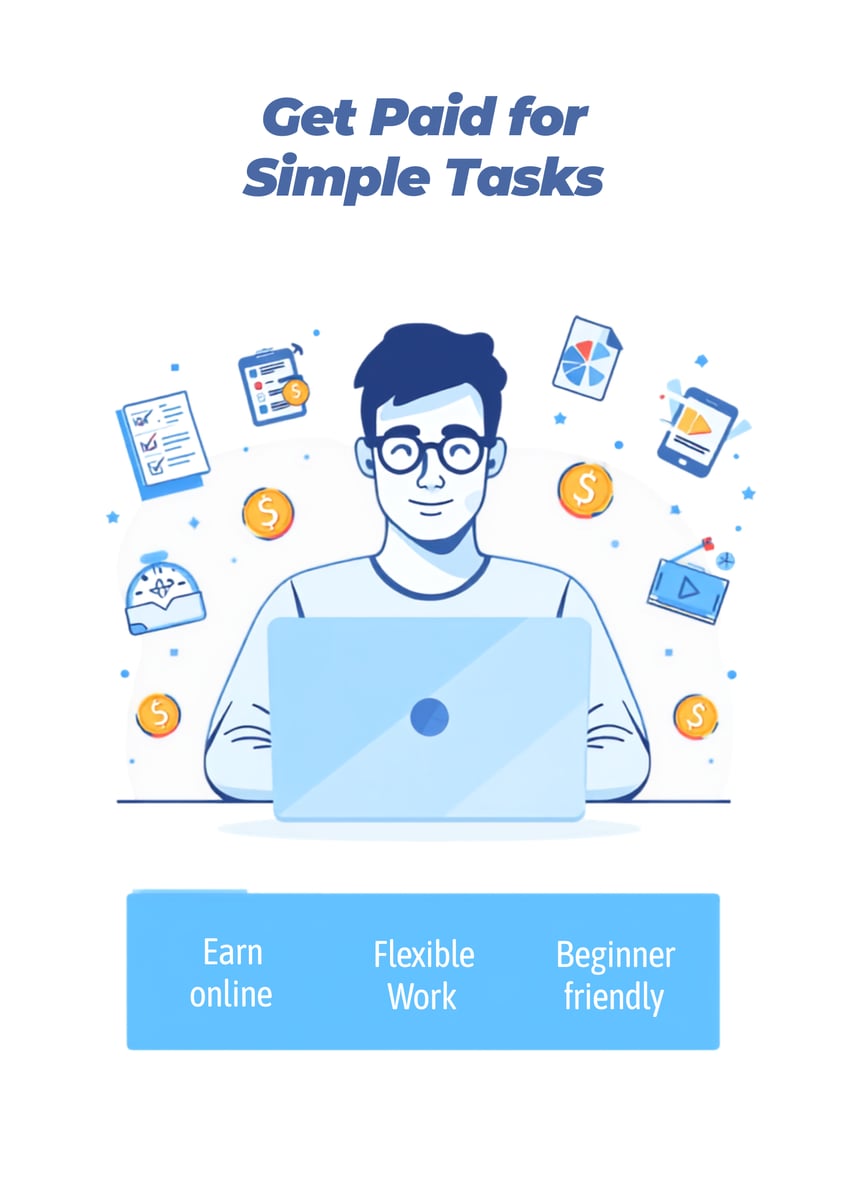 Get paid for simple tasks online | Beginner-friendly Work from home