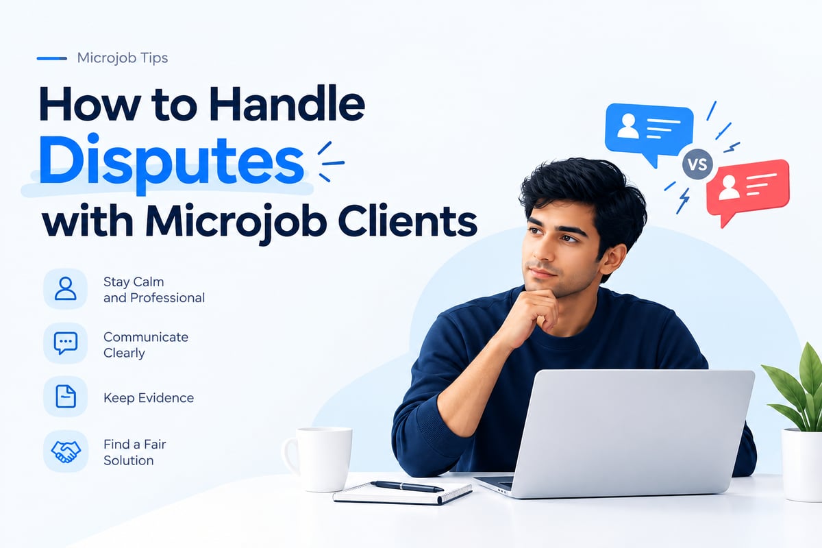 Facing Work Disputes With Clients? Find Out How to Handle Disputes With Microjob Clients?