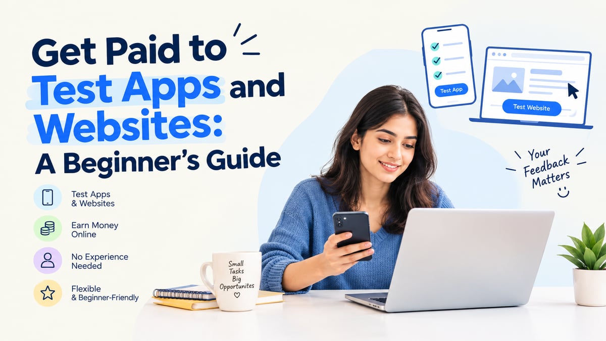 Check Out How to Get Paid to Test Apps and Websites: A Beginner's Guide!