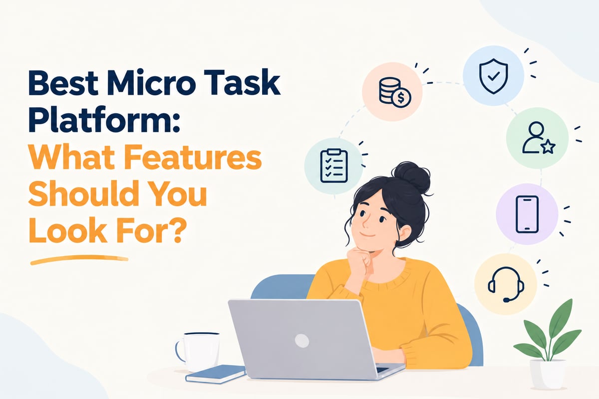 Considerations to Make While Choosing the Best Micro Task Platform: What Features Should You Look for?